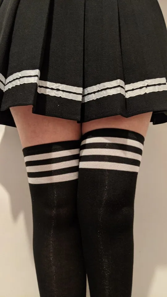 Cotton School Girl Over Knee Stockings photo review