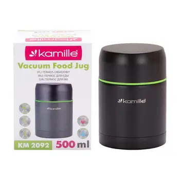 

Thermos Food Grade 500 ml. Stainless steel Kamille, kml-2092