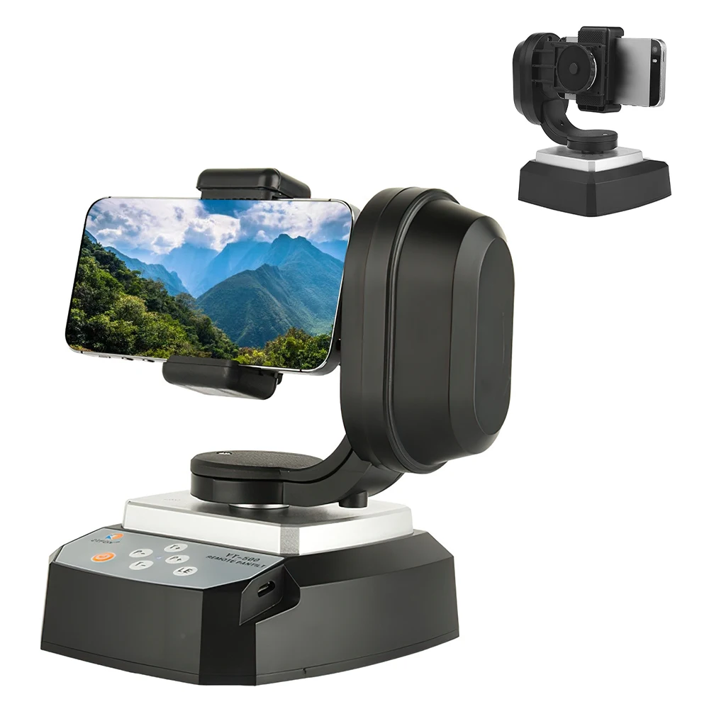 YT-500 Smart Phone Panoramic PTZ Pan Tilt Head Rotation Tripod Remote Control For SLR Camera Sport | Электроника