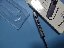 Multi USB 3.0 hub type C adapter to HDMI Gigabit Ethernet Rj45 Lan for Macbook Pro Air