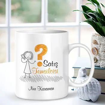 

Personalized Professional Sales Representative White Mug Cup-002