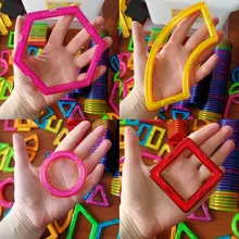 ZKZC-bloques de construcción magnéticos de gran tamaño para niños, juego de bloques de construcción de diseñador magnético, 180 Uds., Juguetes DIY para niños, regalos