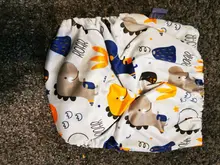 Elinfant-pañal de tela de malla de café transpirable, impermeable, reutilizable, pañal de tela para bebé