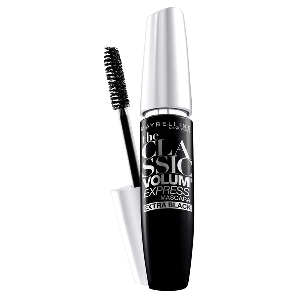 Экстрачерный Maybelline New York Тушь для ресниц "Volum' Express Сlassic, Тройной Объем", 10 мл - Цвет: Экстрачерный