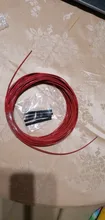Sistema de Cable de calefacción de fibra de carbono, fluoropolímero, 2mm, 12K, 33ohm, Cable eléctrico