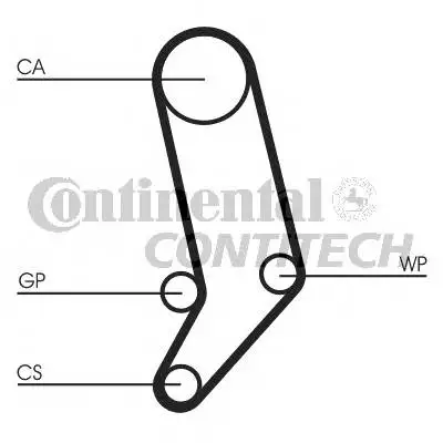 Комплект ремня ГРМ VW LT 28-35/T4/VOLVO S70 2.5TD CONTITECH CT939K2