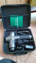 Pistola de masaje de alta frecuencia para relajación muscular, masajeador eléctrico con bolsa portátil, pistola de terapia para fitness