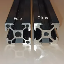 Extrusiones de aluminio con ranura en T, marco de perfiles de aluminio para máquina de grabado láser CNC, negro, 100-1200mm, 2020