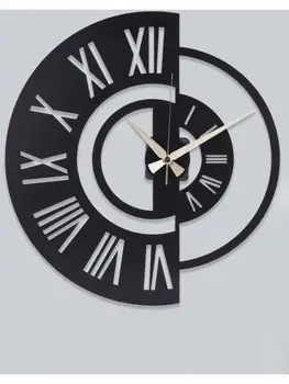 

Muyika Design Ruota Metal Black Wall Clock 41x41 cm MYK1331