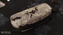 Caja militar de camuflaje para gafas de sol para hombre, estuche de EVA con Clip para cinturón, 1 unidad
