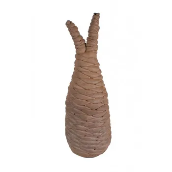 

Vase with refractory clay handmade brown. Measurements: 60x Ø 21 cm.