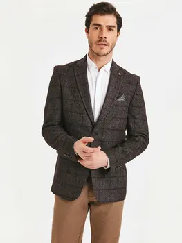 

Standard Mould Plaid Blazer Jacket