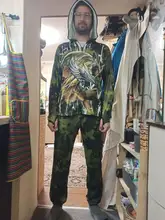 SPATA nuevas camisetas de Pesca de lubina Anti UV de protección solar de manga larga para hombres camuflaje chaqueta de pesca conjunto camisa ropa grande