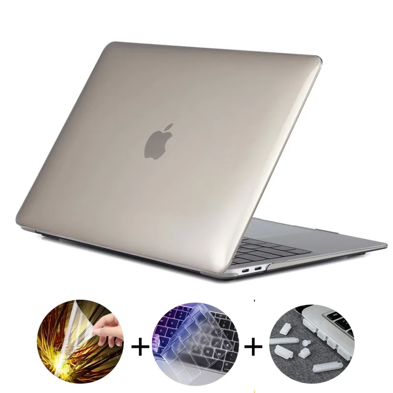 designer laptop case Laptop Case For MacBook Air 13.3" A2337 2020 A2338 M1 Chip Pro 13 15 for Macbook Pro 14 Case 2021 for Mac Pro 16 Crystal Case leather laptop bags for men Laptop Bags & Cases