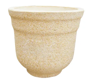 

Planter concrete-stone Myrtle 52x46cm. Ochre
