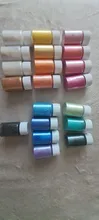 Polvo de Mica en 20 colores, pigmento de perla para tinte de resina epoxi, polvo Mineral de Mica Natural, bricolaje, Material de molde epoxi brillante para hacer joyas