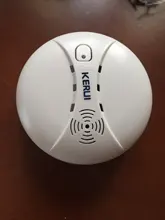 KERUI inalámbrico Tuya inteligente WIFI en casa Detector de humo 80db protección bombero sensores tienda de seguridad de la casa sistema de alarma
