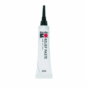 

Contour for painting on glass marabu relief paste white 20 ml