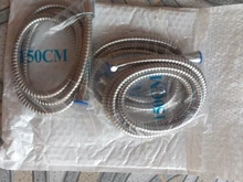 Shower-Hose Bathroom-Accessories Water-Pipe Soft Flexible Black 2m Chrome-Plating Rainfall