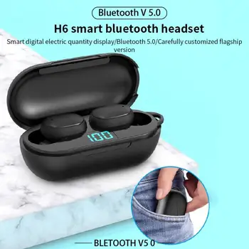 

Sports Bluetooth 5.0 Wireless Headphones Touch Control Hifi Stereo Earphone PC Gaming Headset with Mic Mini Earbuds for Phones