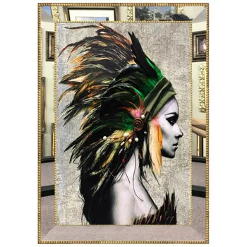 

Luxury Mirror Framed Digital Canvas Painting 60 * 90 cm