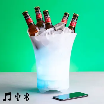 

Ice bucket with LED Lighting and Speaker 5W 146255