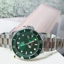 OLEVS-Reloj de pulsera de cuarzo para hombre, cronógrafo deportivo con correa de acero inoxidable, resistente al agua, masculino