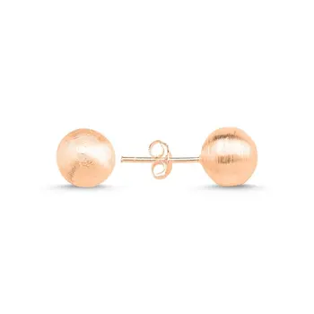 

Angemiel 925 Silver 8mm Broseli Ball Earrings