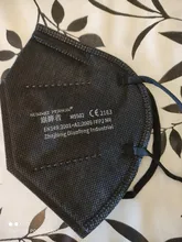 Mascarilla facial FFP2 KN95, máscara de color gris y blanco, 100 unidades