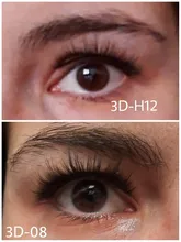 HBZGTLAD-5 pares de pestañas postizas 3D hechas a mano, naturales, largas y gruesas, maquillaje diario, gruesas, cruzadas