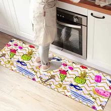 Else Лето Фрукты мороженое море 3d принт нескользящие микрофибры Кухня Счетчик современные декоративные моющиеся области коврик