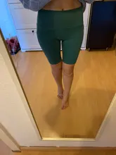 Pantalones cortos deportivos para mujer, mallas ajustadas de cintura alta con realce en la cadera y bolsillo lateral para gimnasio, de secado rápido, novedad de 2020