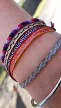 GO2BOHO-Pulsera trenzada para Mujer, joyería Bohemia, pulseras trenzadas hechas a mano, brazaletes bohemios de Moda para Mujer, venta al por mayor