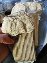 4 par/lote nuevo calcetines de niñas bebé largo Calcetines niños de la longitud de la rodilla de algodón suave bebé NIÑOS Calcetines de 1-6 años hasta la rodilla Calcetines