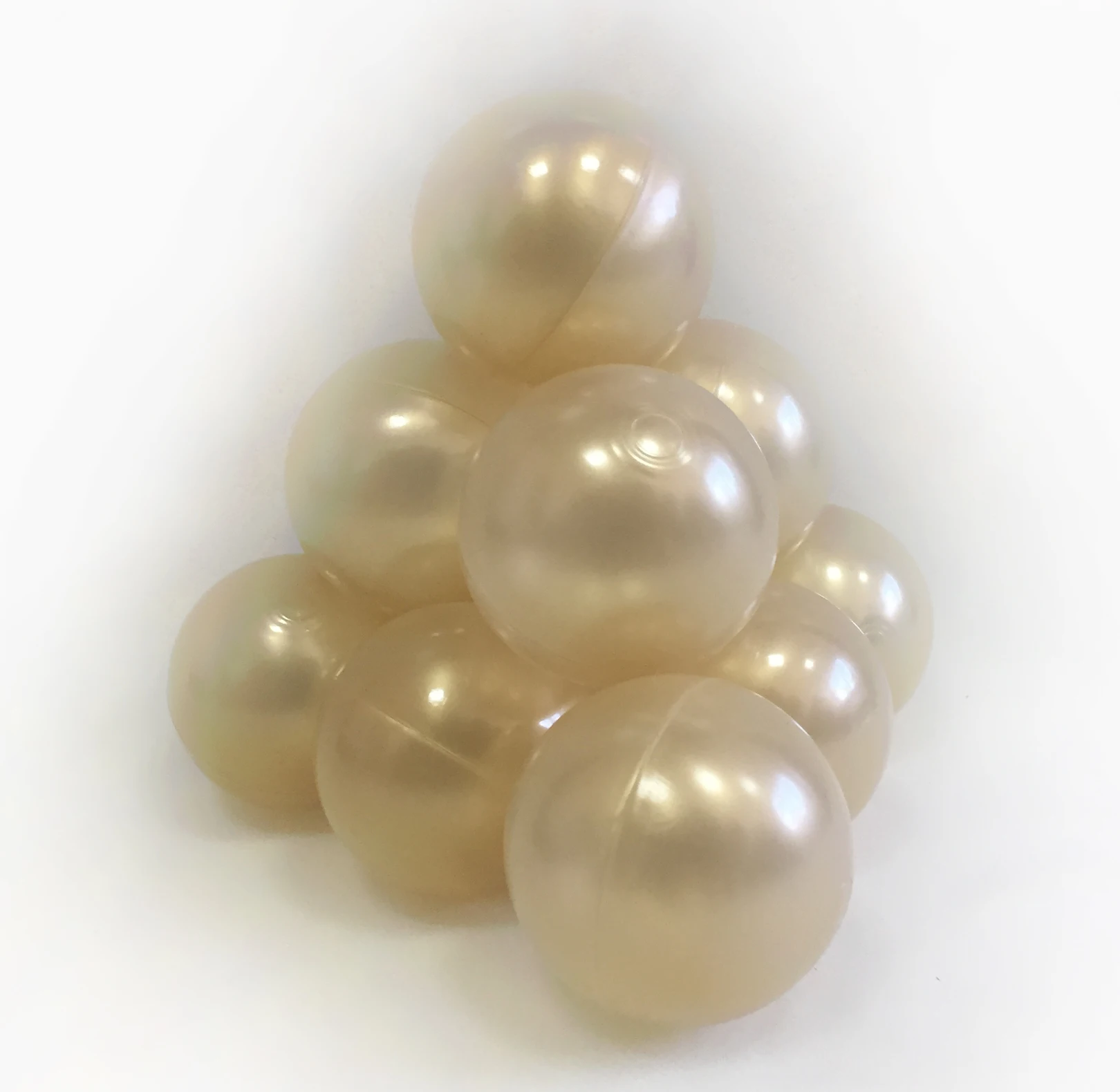 Beads set for game Pool 50 PCs, Dia 7 cm, Gold