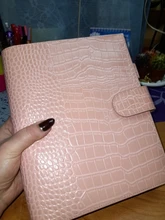 Moterm Luxe-planificador de anillos A5 con carpeta de anillos de 30mm, Agenda, organizador de granos Crocs, diario, Bloc de notas, cuaderno de bocetos