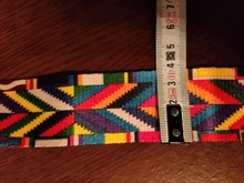 Bolso de hombro con correa ancha para mujer, bandolera, a rayas, ajustable, accesorios