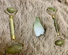 Cara Natural masajeador Guasha Jade rodillo raspador de herramientas de cuidado para la piel Facial de masaje Microniddle limpiador Facial cuidado de la piel