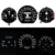 SD Motor O-H-L / F-H-L EL Glow Gauge 260 КМ 7000 об / мин для MB W124 W126 W201 190E Black Panel White LightingM