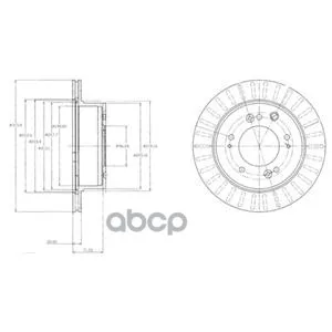

Disc TORM back Kia Sorento 06-delphi art. bg4331