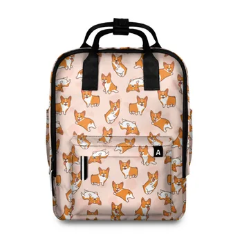 

Women's backpack 3D Corgi