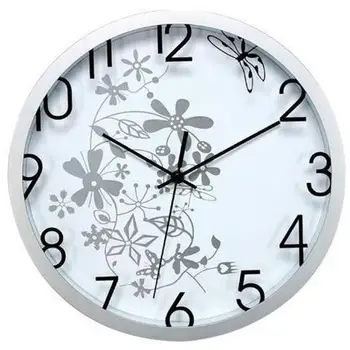

Wall Clock white floral 30.5 cmMETHODO16.69