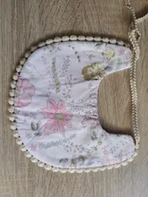 Babero de algodón para bebé, niño y niña, niño pequeño, cena, borla de alimentación, de doble cubierta, paños para eructar, toalla de Saliva