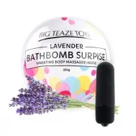 Бомбочка для ванны Bath Bomb Surprise Lavander + вибропуля |