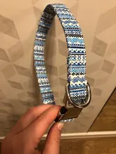 Collar de nailon para perro, personalizado con placa de etiqueta de identificación grabada para mascota, reflectante, perros pequeños, medianos y grandes