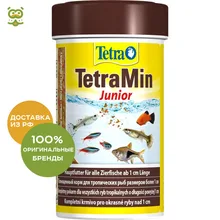 TetraMin Junior(мини-хлопья) для молодых рыб более 1 см в длину, 100 мл