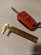 Measuring-Ruler Brass-Caliper Vernier Dual-Scale Retro Mini High-Quality Portable Pure-Copper