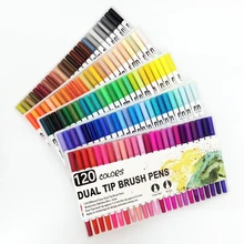 60 100 120 художественные маркеры Кисть ручка манга для рисования Fineliner надпись каллиграфия ручка пуля журнал акварельные ручки товары для рукоделия