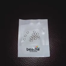 Anillo abierto de plata sólida 925 puro auténtico, anillo dividido para llaves, joyería de cadenas, accesorios, 20 Uds.