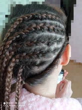 Anjo Plus RYLAI-extensiones de pelo rizado mechones, pelo sintético, 300g, para cabeza completa, 26-30 pulgadas, negro, marrón, degradado